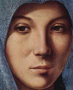 Antonello da Messina Maria der Verkundigung oil painting